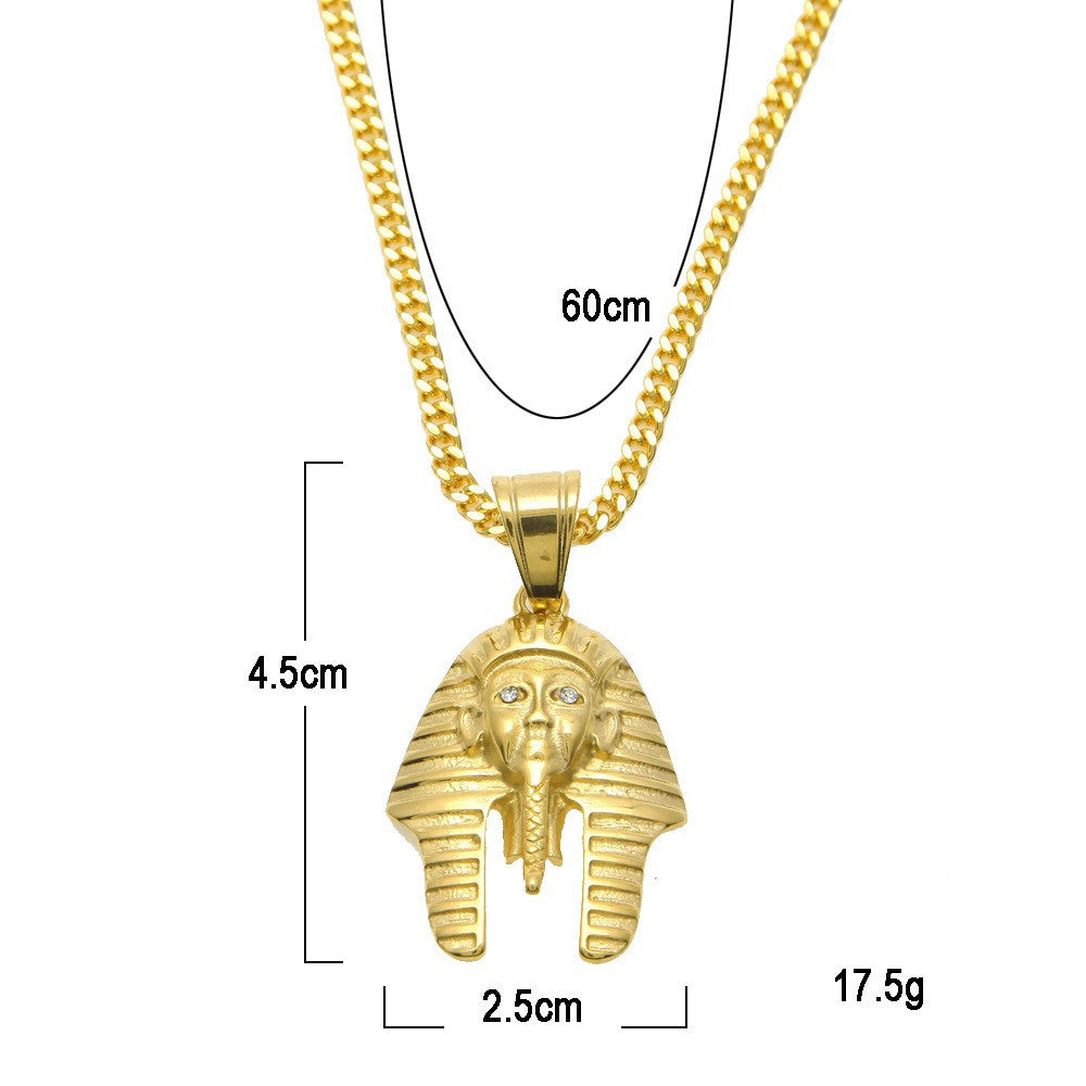 Hip Hop Stainless Steel Pendant Necklace Punk Rock