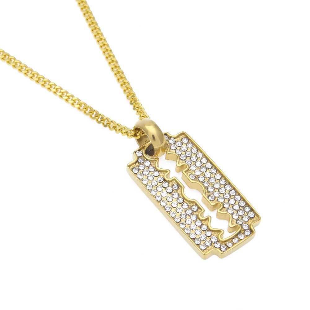 Hip Hop Stainless Steel Pendant Necklace Punk Rock
