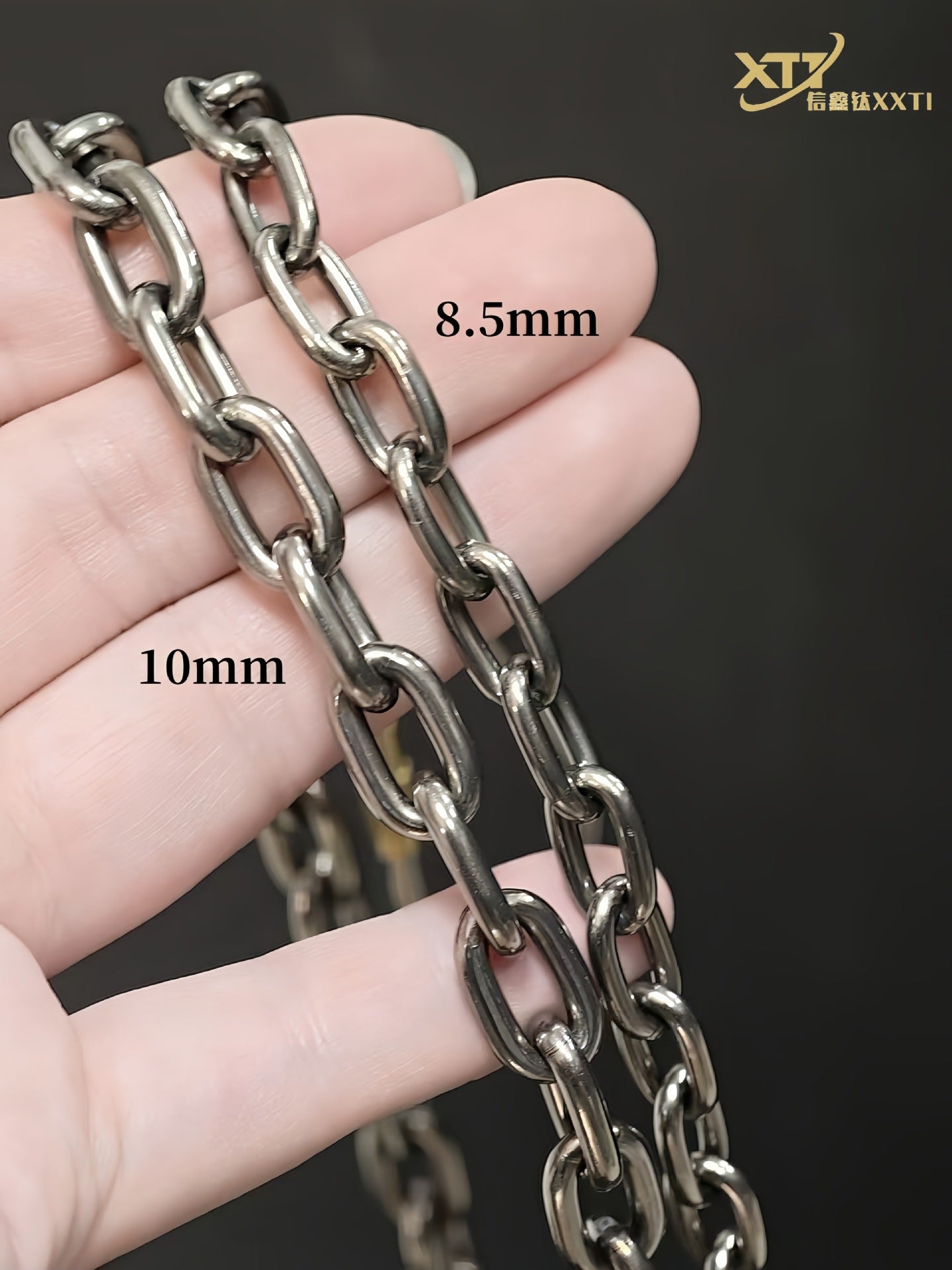 Pure Titanium Welded Joint Industrial Chain Corrosion Resistant