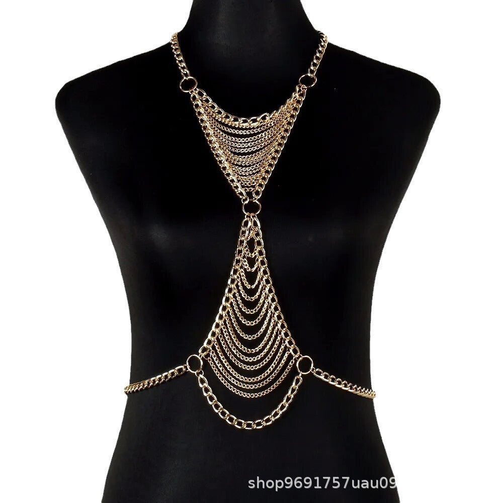 Beach Bikini Body Chain Chest Chain Waist Chain