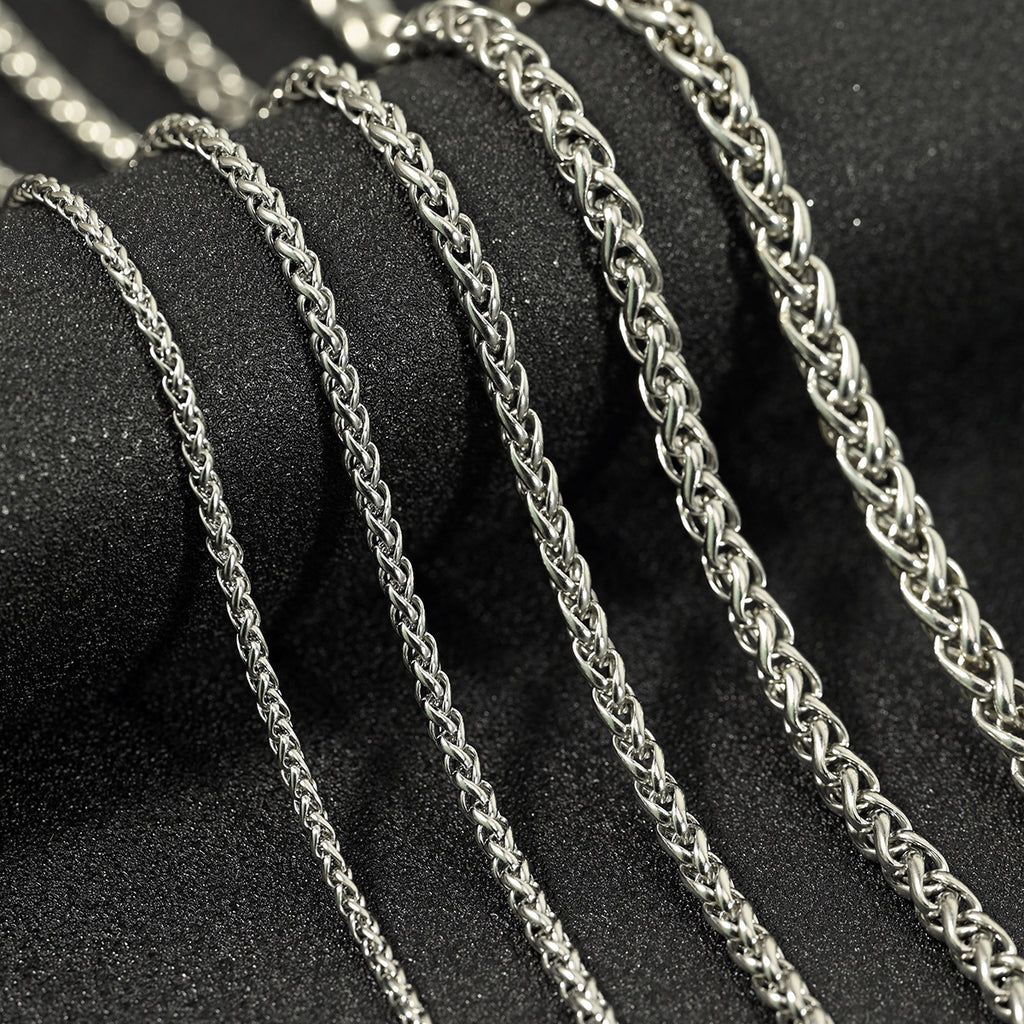 Stainless Steel Necklace Keel Chain Men'S Sweater Chain