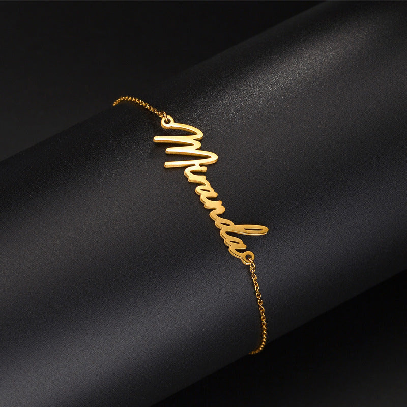 Direct Explosions Diy Niche Design Necklace Custom Name