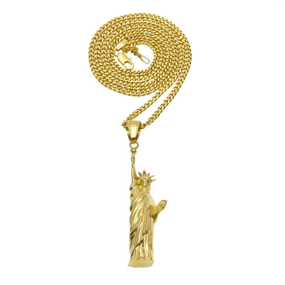 Hip Hop Stainless Steel Pendant Necklace Punk Rock