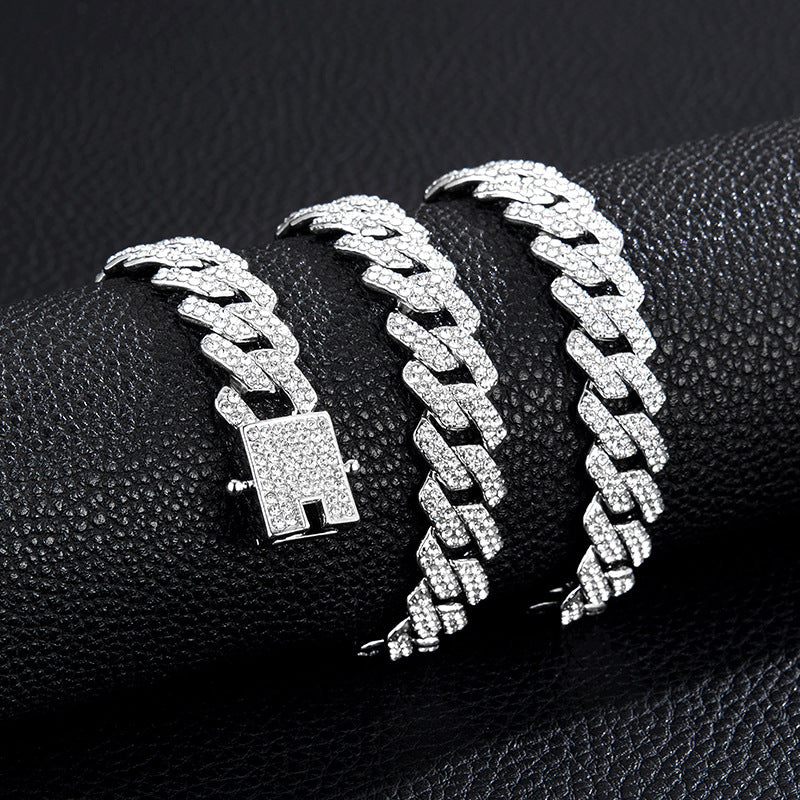 Unique Designer Cuban Link Chain Style Rhombus Shaped