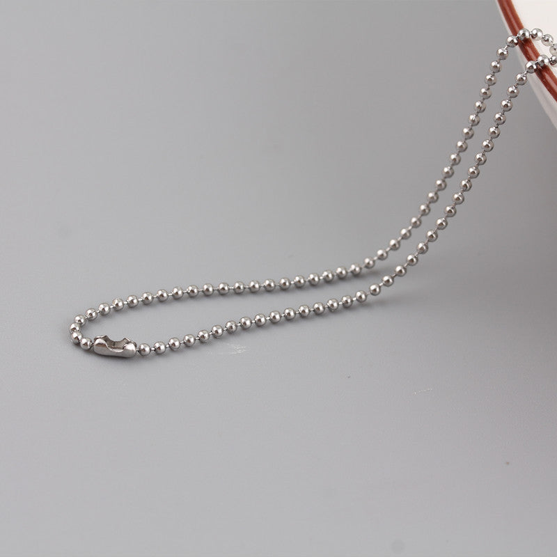Stainless Steel Color Preserving Bead Chain Round Bead