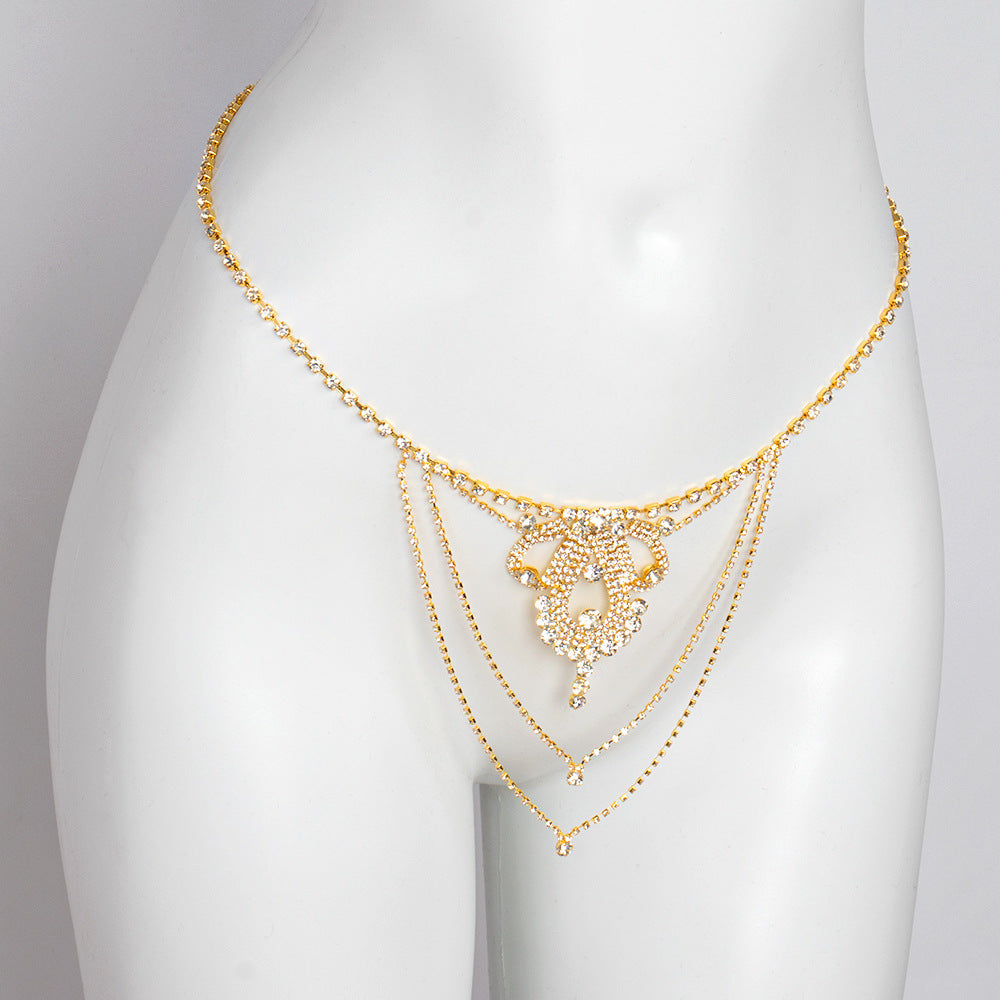 Waist Chain Luxury Super Rhinestone Underwear Nightclub Water