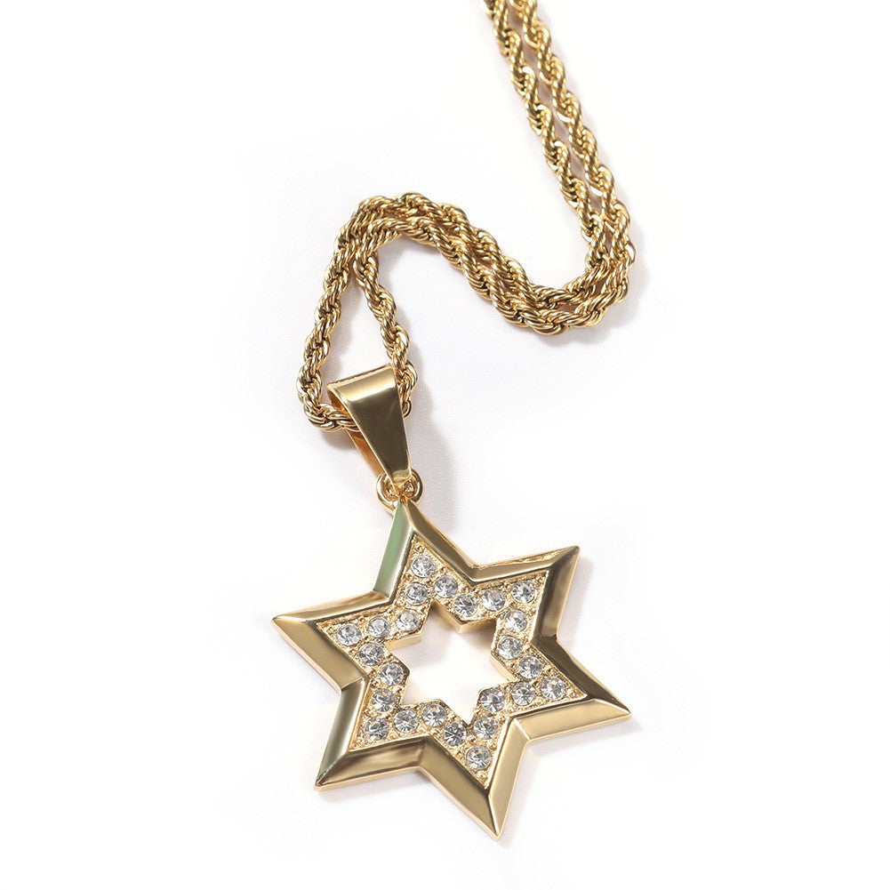Hip Hop Stainless Steel Pendant Necklace Punk Rock