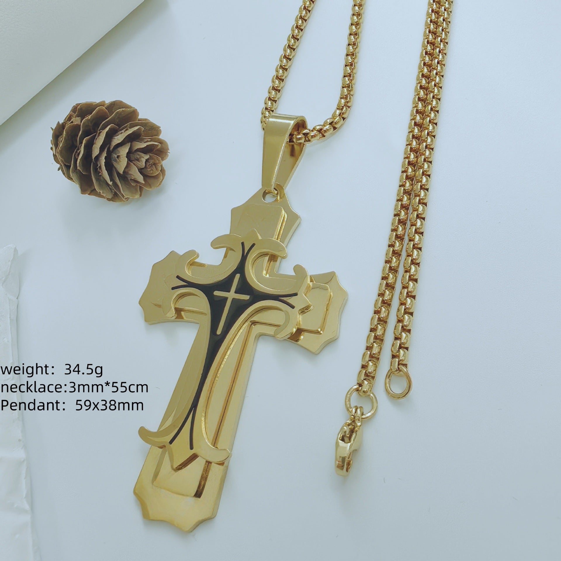 Direct Aliexpress Personality Stainless Steel Men'S Pendant Necklace