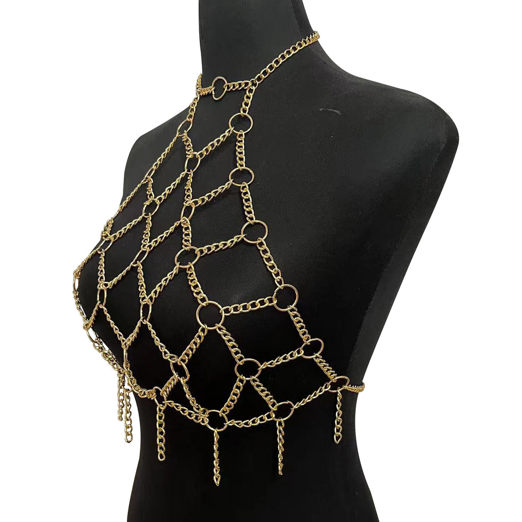 Bamboo Such As Clothing Nightclub Metal Ring Neck