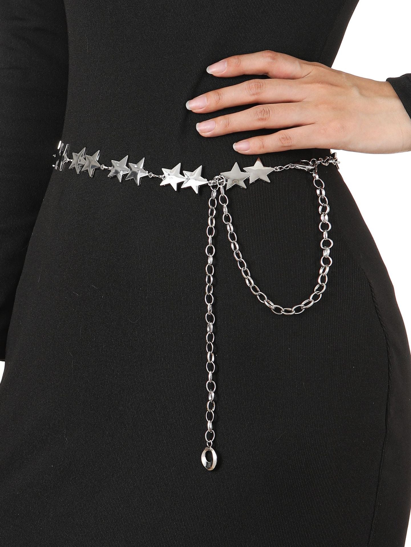 Retro Star Waist Chain Style Super Versatile With