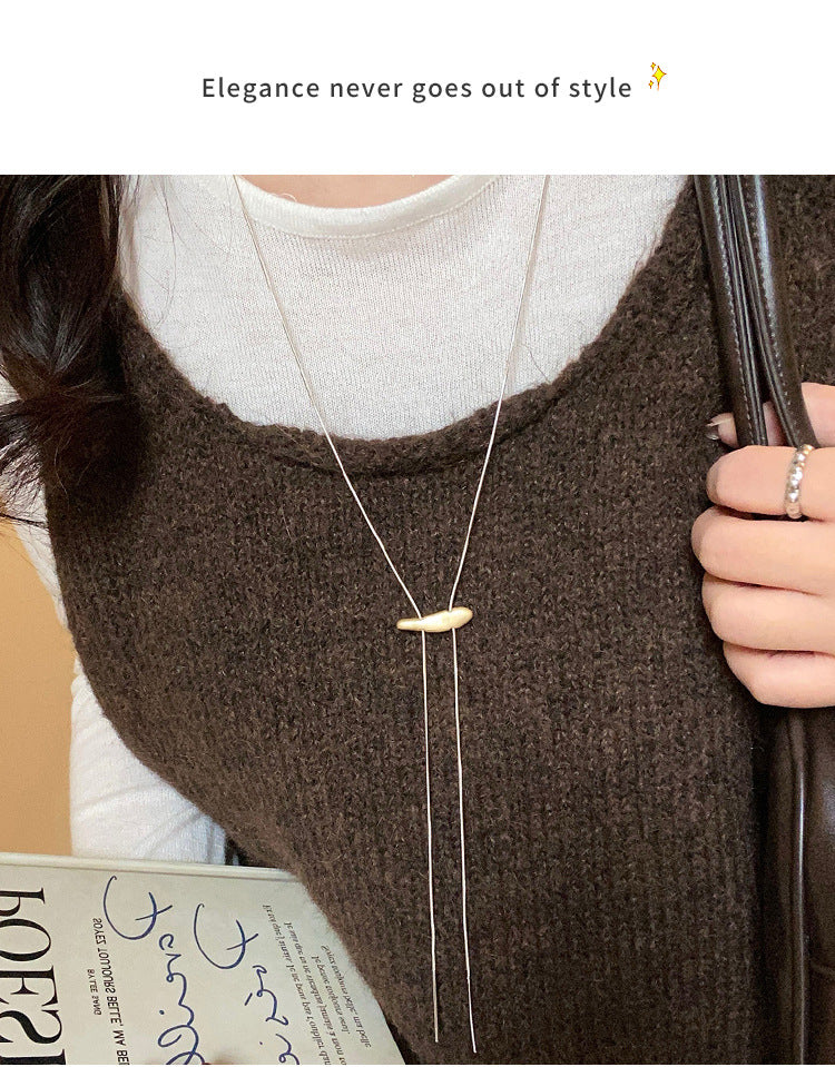 Silver Plated Copper Necklace For Women Small Fish