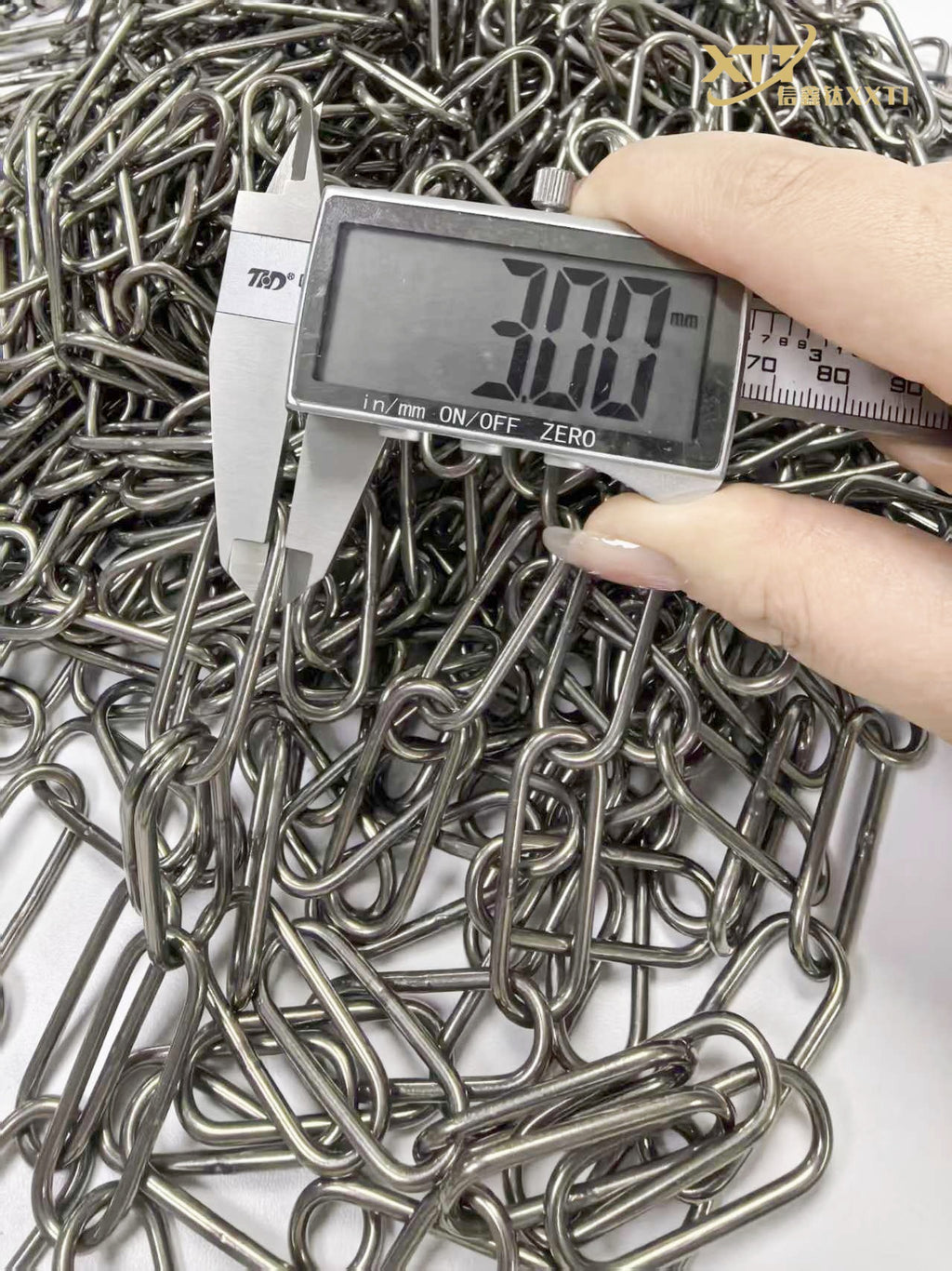 Pure Titanium Welded Joint Industrial Chain Corrosion Resistant