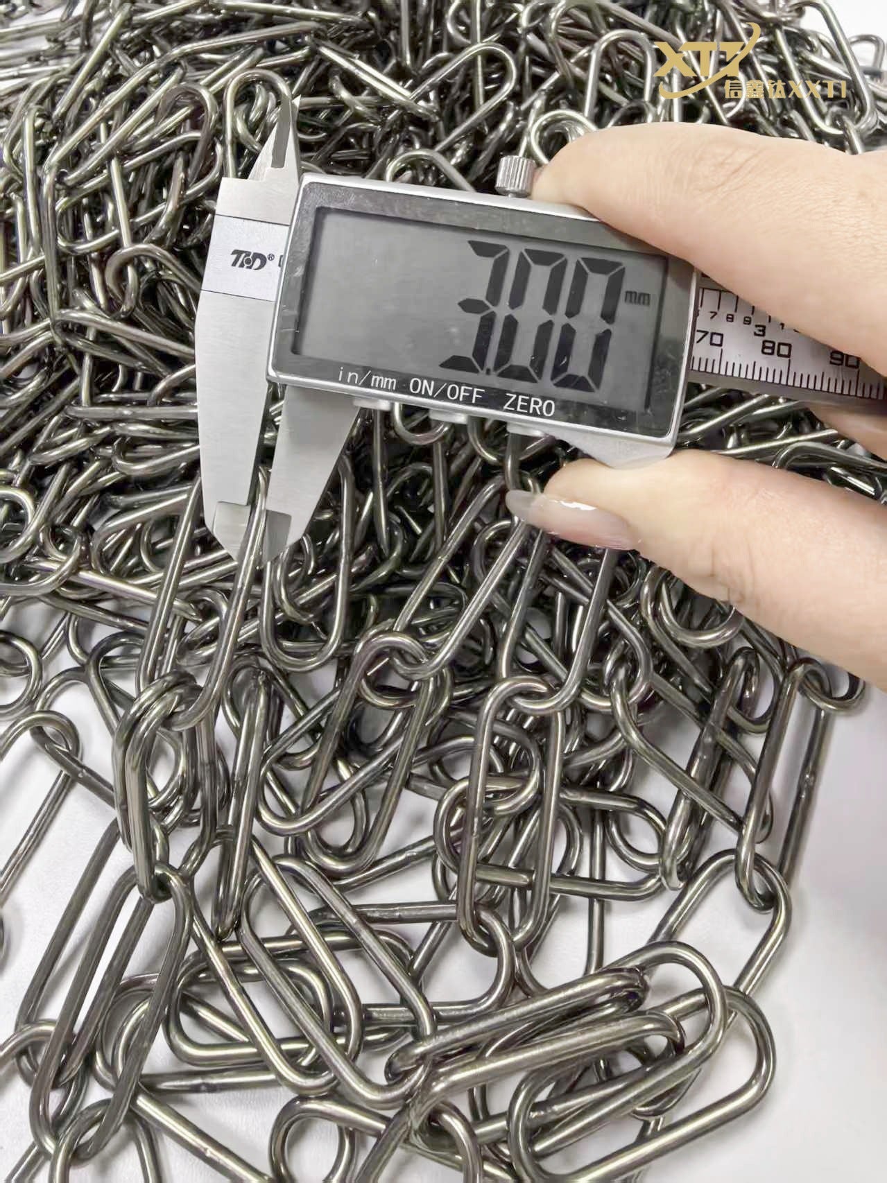 Pure Titanium Welded Joint Industrial Chain Corrosion Resistant