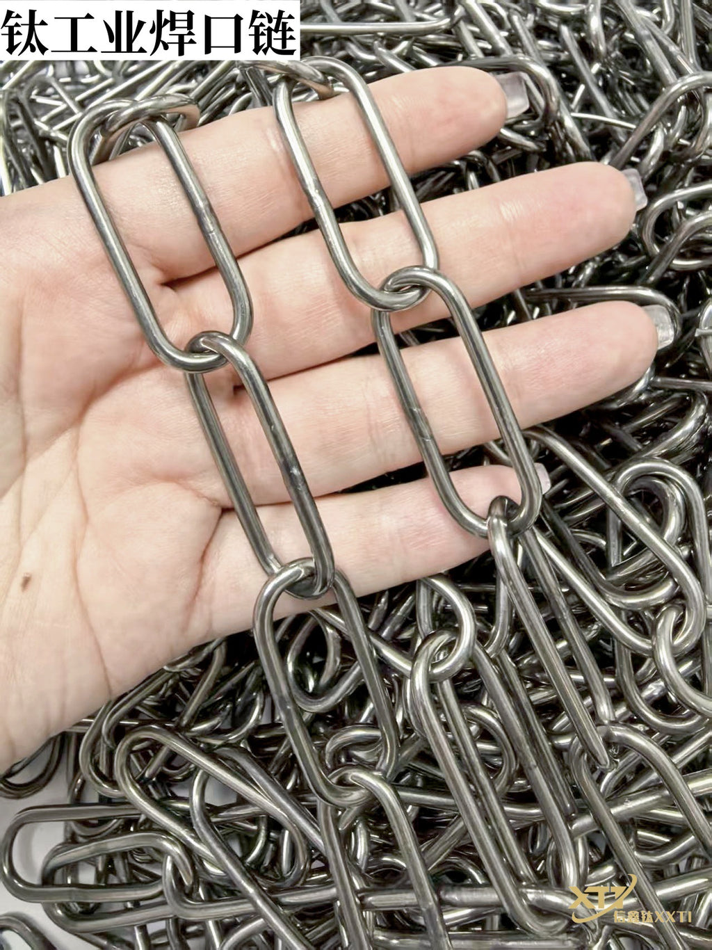 Pure Titanium Welded Joint Industrial Chain Corrosion Resistant