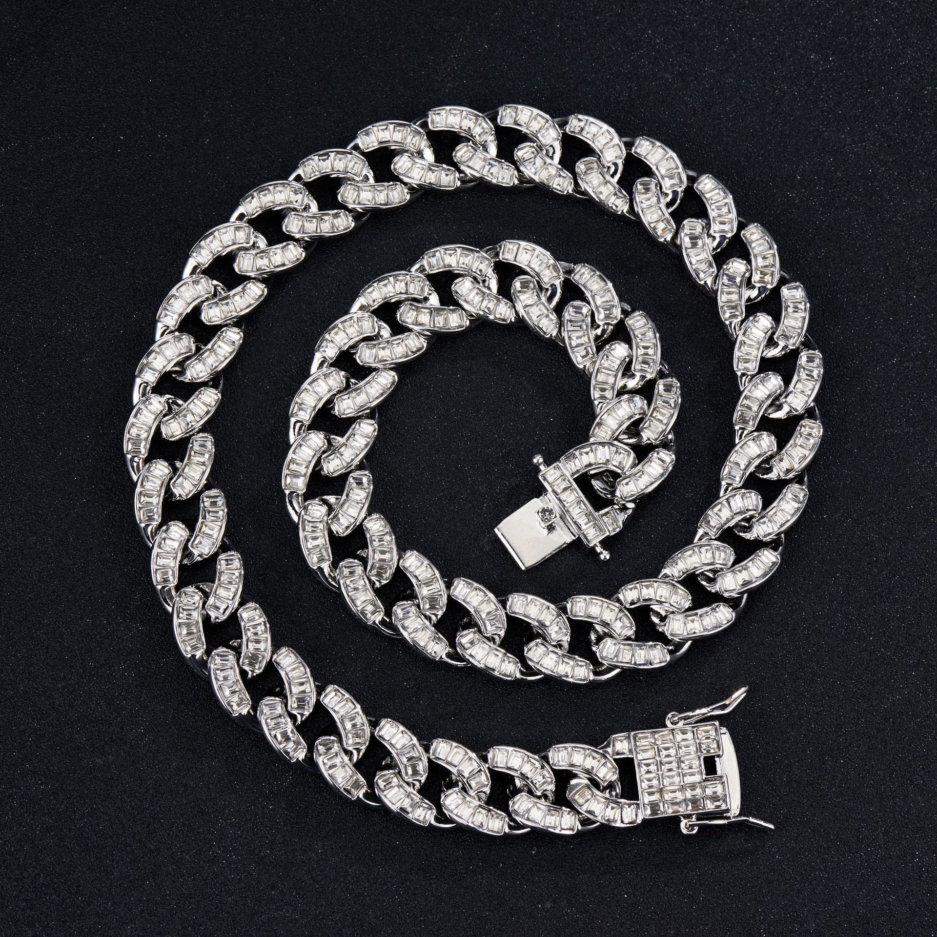 Hip Hop Cuban Chain Men'S Blingbling Cuban Linkchain
