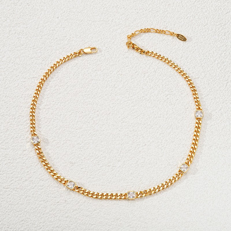 Lishan Versatile Bowknot Titanium Steel Metal Chain Series