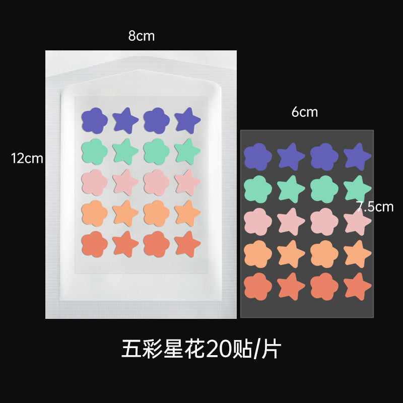 Star Color Student Acne Colloid Cute Dopamine Anti