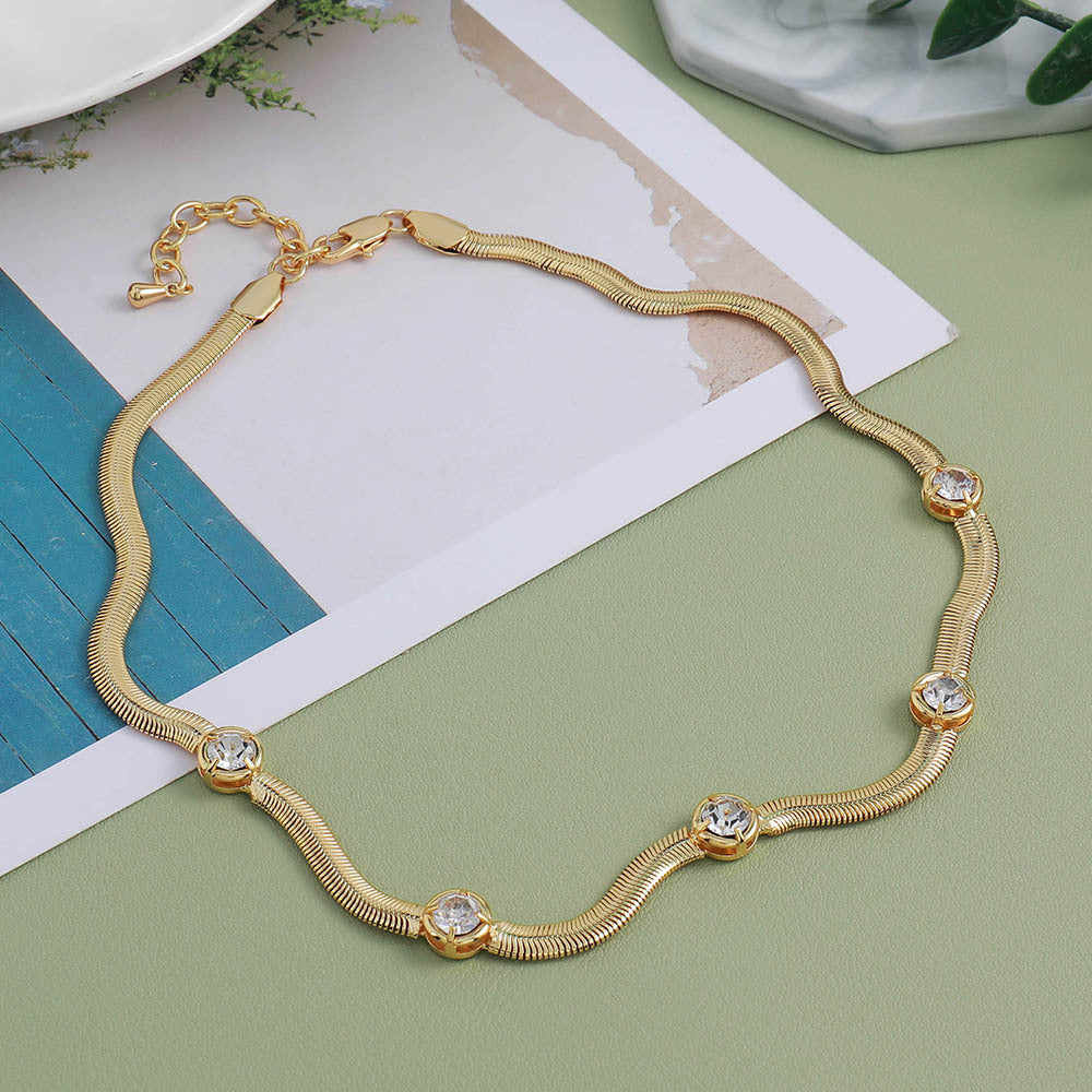Lishan Versatile Bowknot Titanium Steel Metal Chain Series