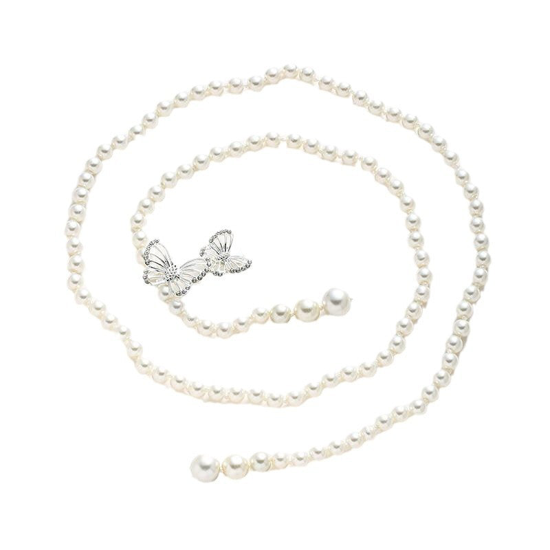 Women'S Chanel Style Butterfly Waist Chain Ins Korean