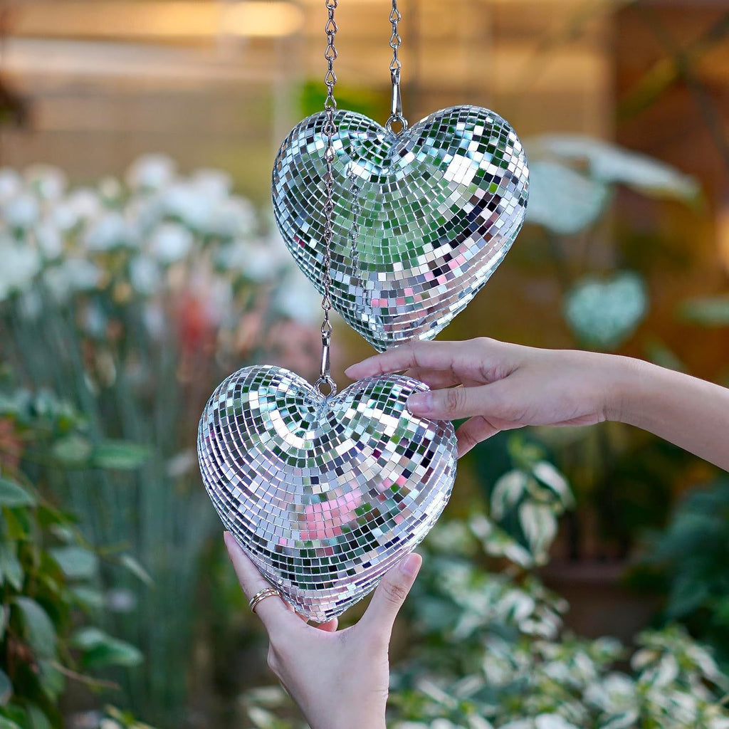 Chain Love Disco Ball Disco Love Glass Decorations
