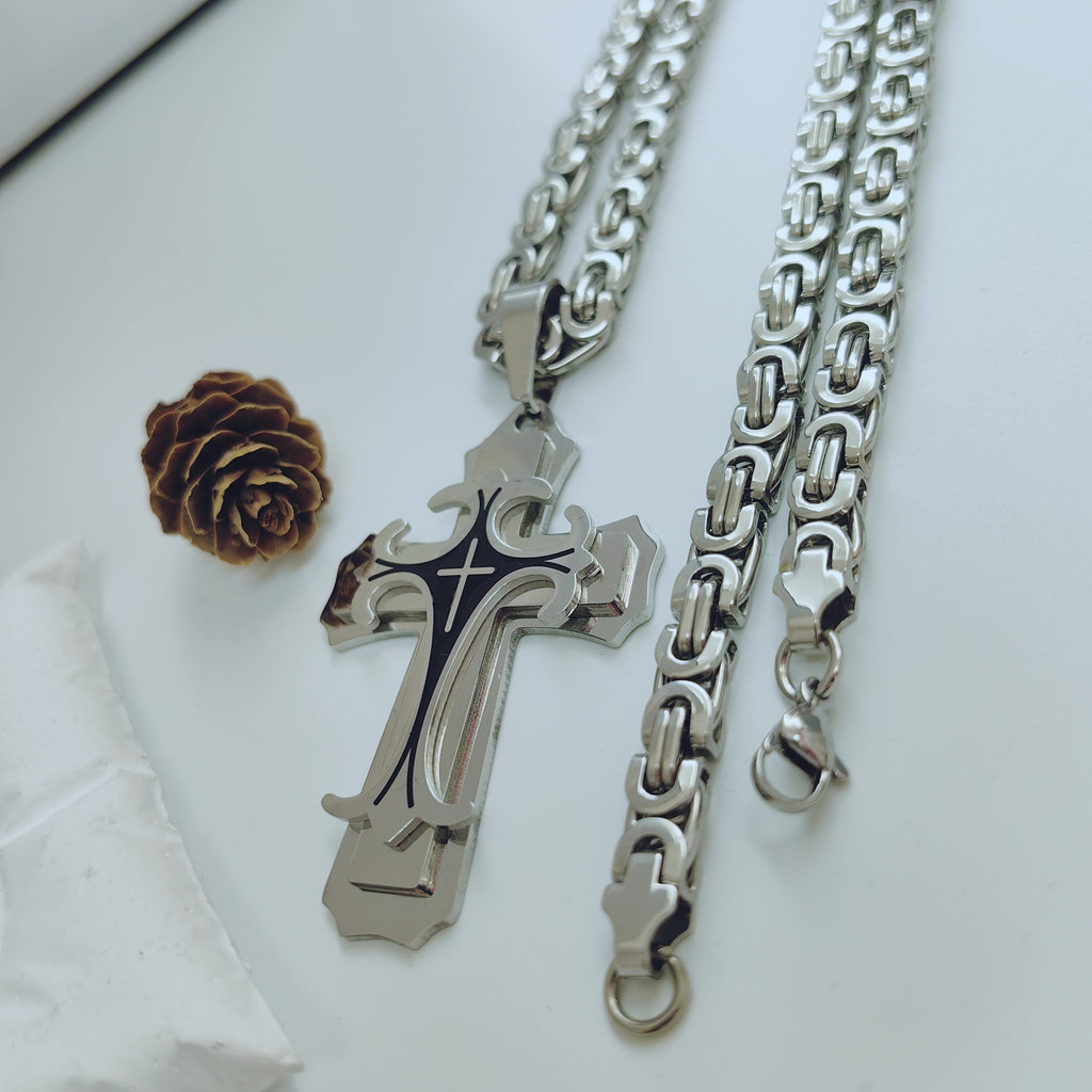 Direct Aliexpress Personality Stainless Steel Men'S Pendant Necklace
