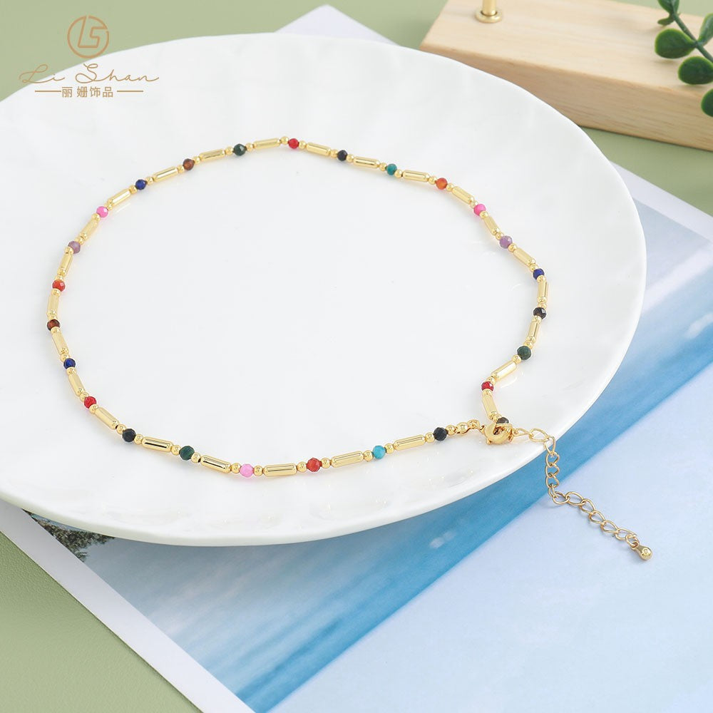 Lishan Versatile Bowknot Titanium Steel Metal Chain Series