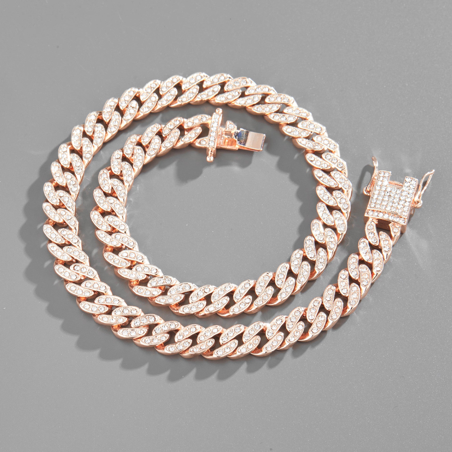 Hip Hop Cuban Chain Men'S Blingbling Cuban Linkchain