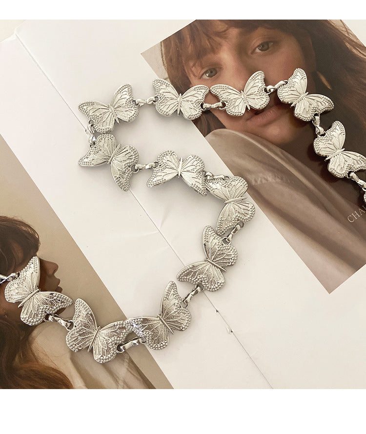 Butterfly Waist Chain Niche Design Belt Metal Chain