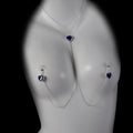 Heart Crystal Pendant Nipple Chain Chest Chain Nipple