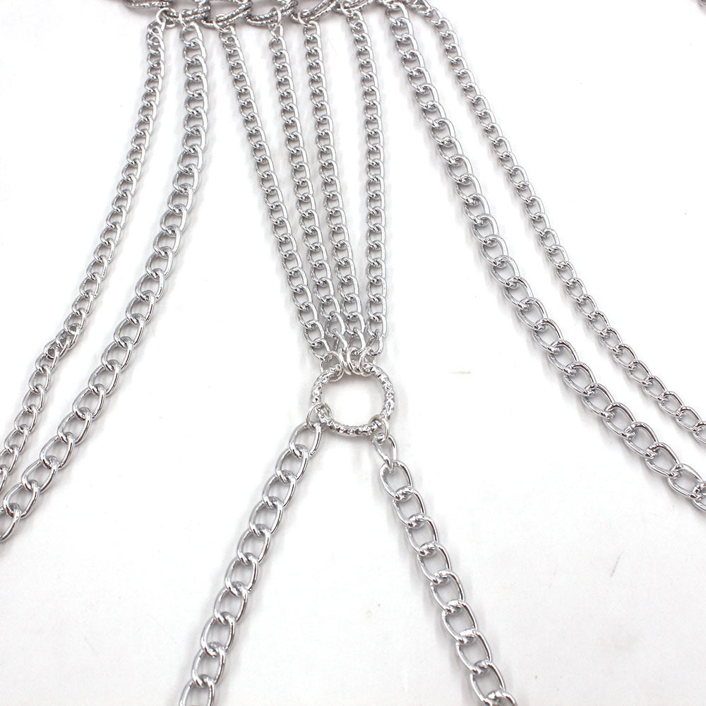 Body Chain Exaggerated Ladies Personality Punk Style Cross
