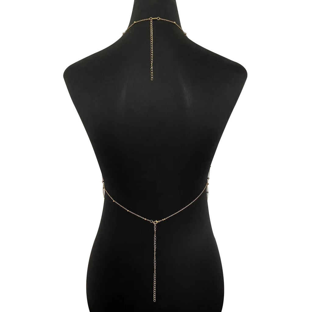 Zhuru Clothing Pure Desire Hollow Chain Chest Chain