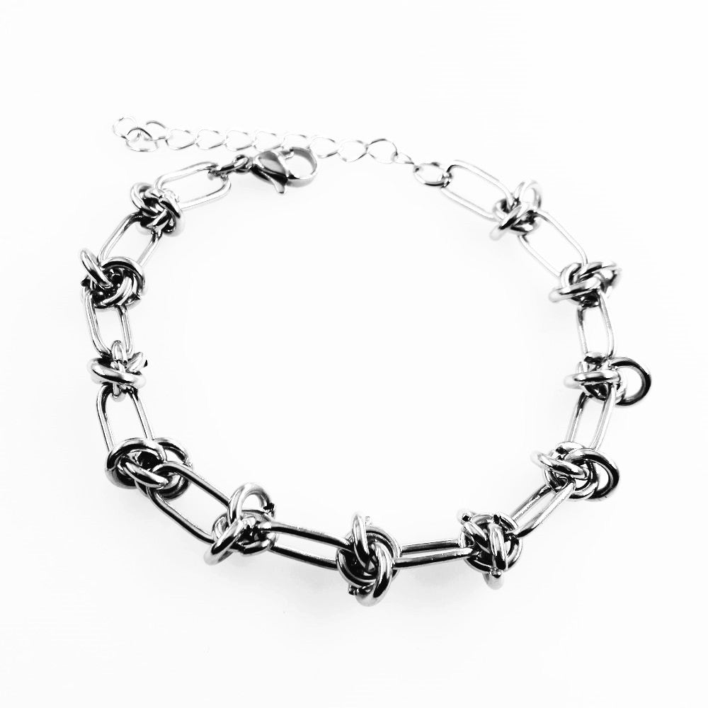 Stainless Steel Special Shaped Chain Handmade Thorns Knot