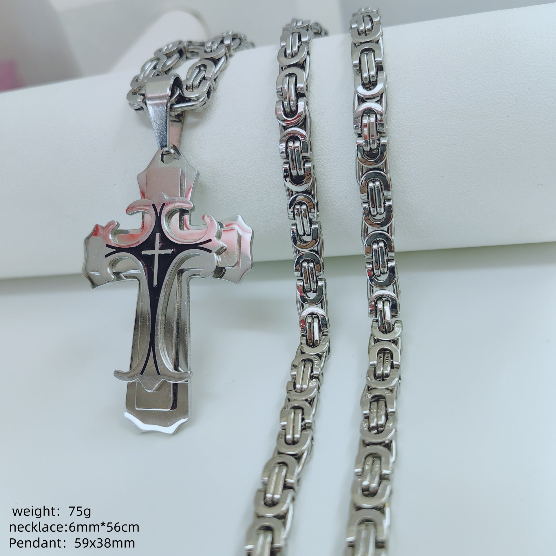 Direct Aliexpress Personality Stainless Steel Men'S Pendant Necklace