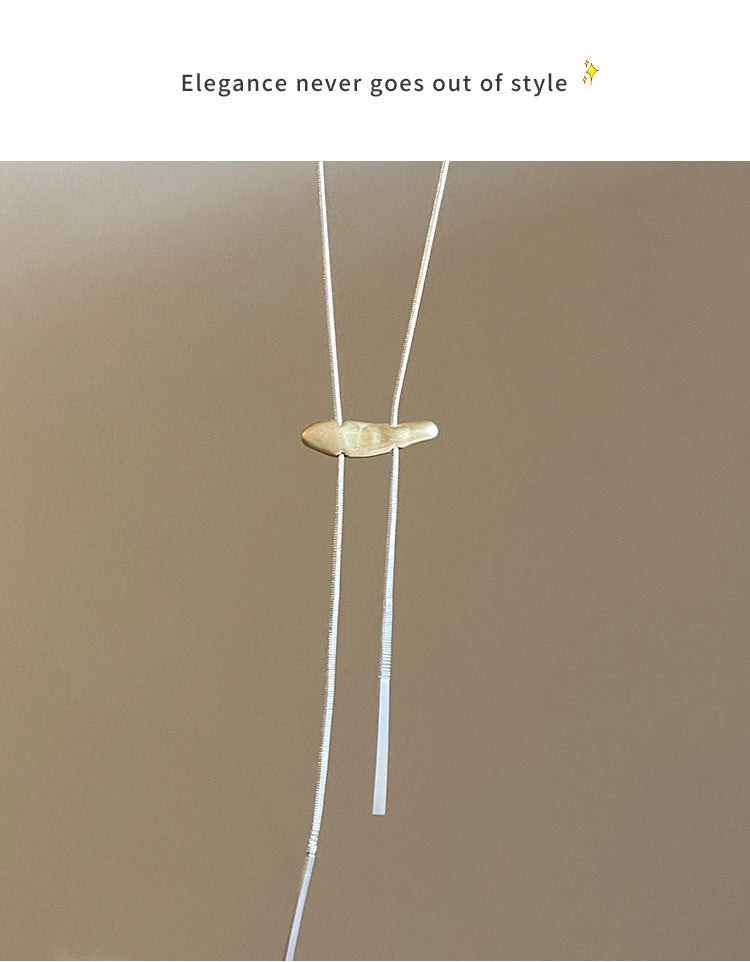Silver Plated Copper Necklace For Women Small Fish