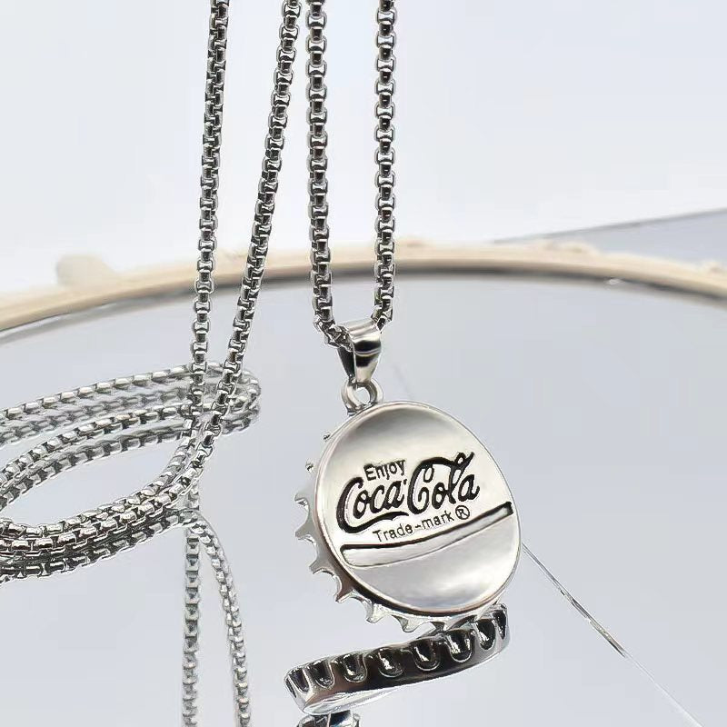 Coke Bottle Cap Sweater Chain Men'S And Women'S