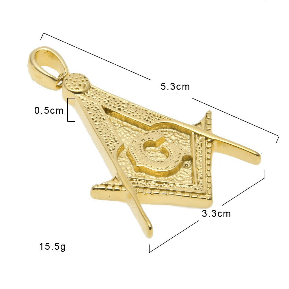 Hip Hop Stainless Steel Pendant Necklace Punk Rock