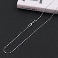 Silver Necklace Ladies Clavosin Chain Simple Pendant Chain