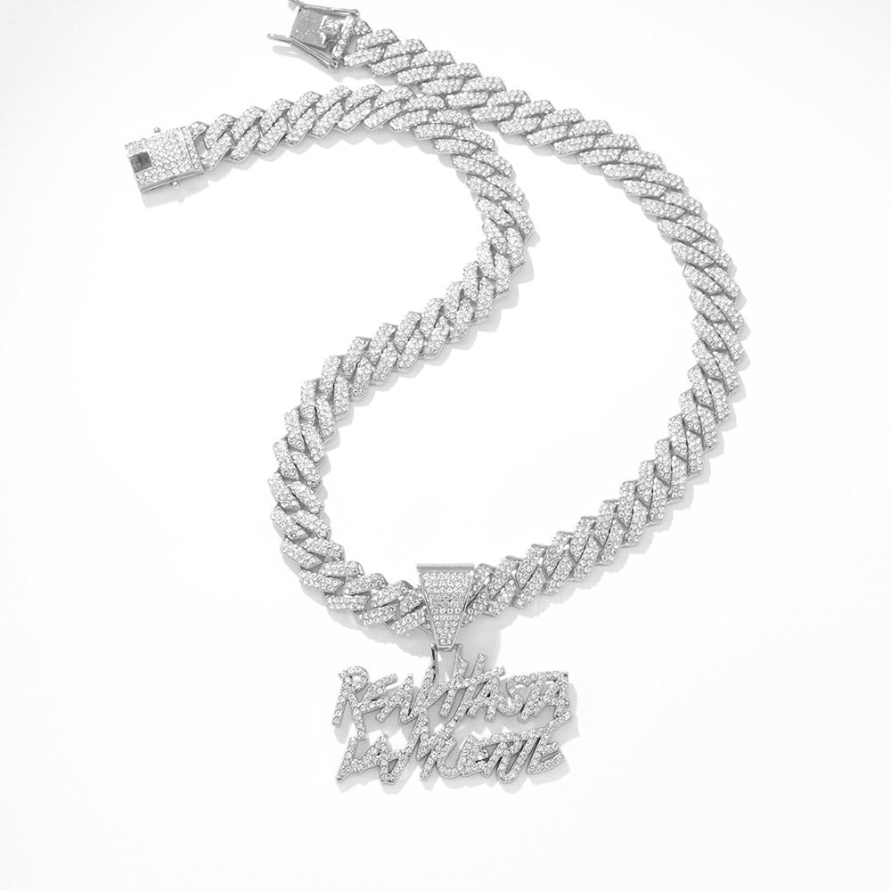 Hip Hop Style Reavhasta Lamuerte English Splicing Letter