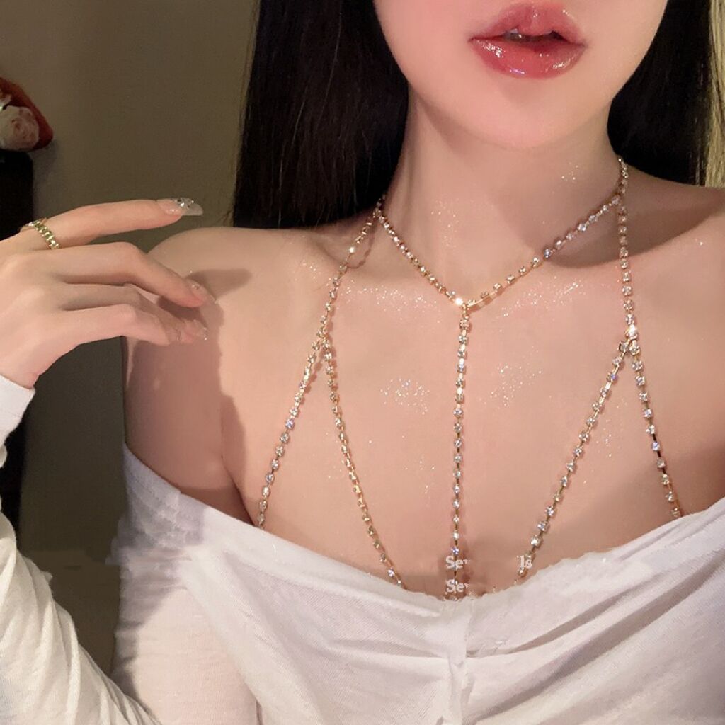 Chest Chain Bodychain Bikini Bikini Clavicle Chain Body