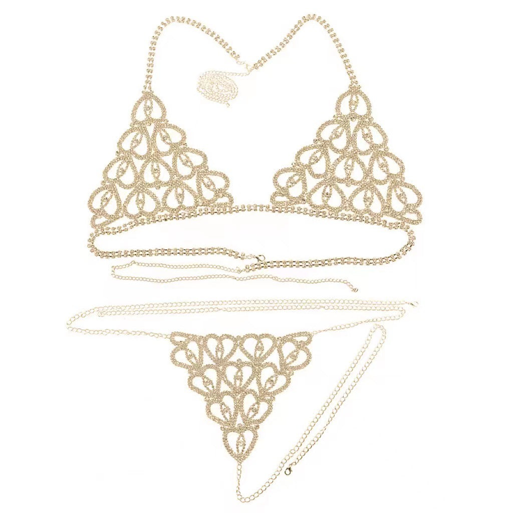 Underwear Set Chain Versatile Body Chain Chest Summer