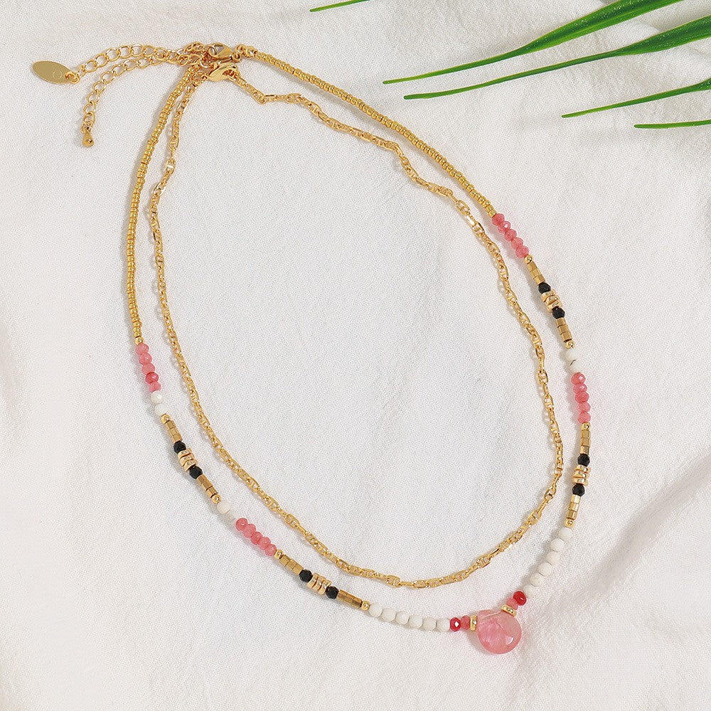 Lishan Versatile Bowknot Titanium Steel Metal Chain Series