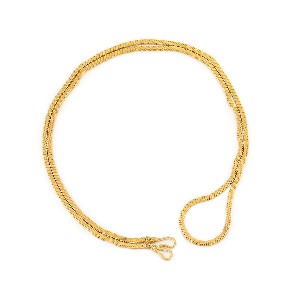 Lishan Versatile Bowknot Titanium Steel Metal Chain Series