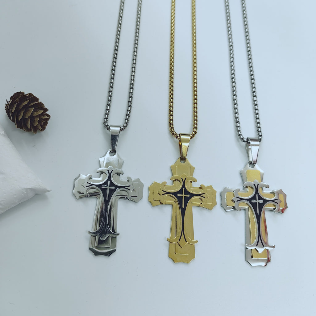 Direct Aliexpress Personality Stainless Steel Men'S Pendant Necklace