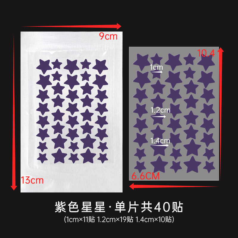 Star Color Student Acne Colloid Cute Dopamine Anti
