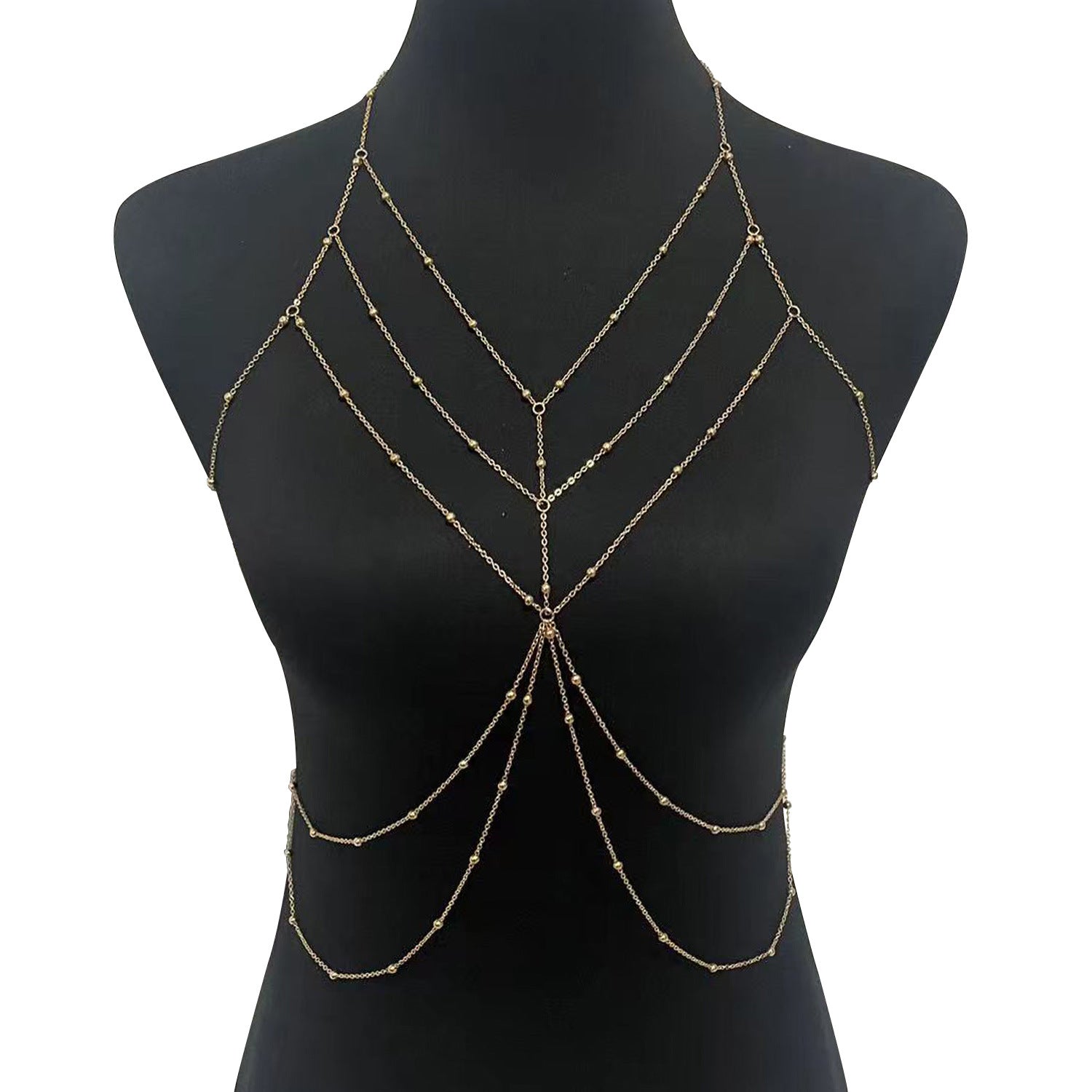 Zhuru Clothing Pure Desire Hollow Chain Chest Chain