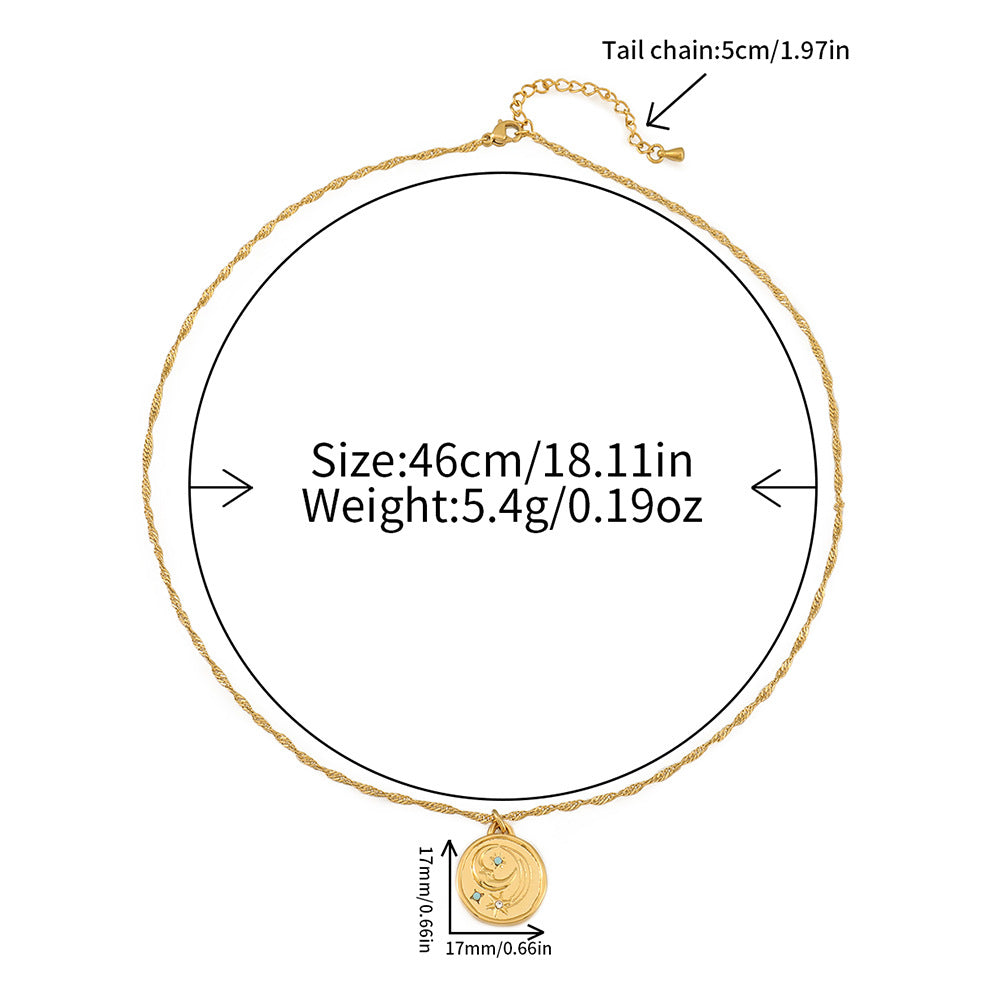 Lishan Versatile Bowknot Titanium Steel Metal Chain Series