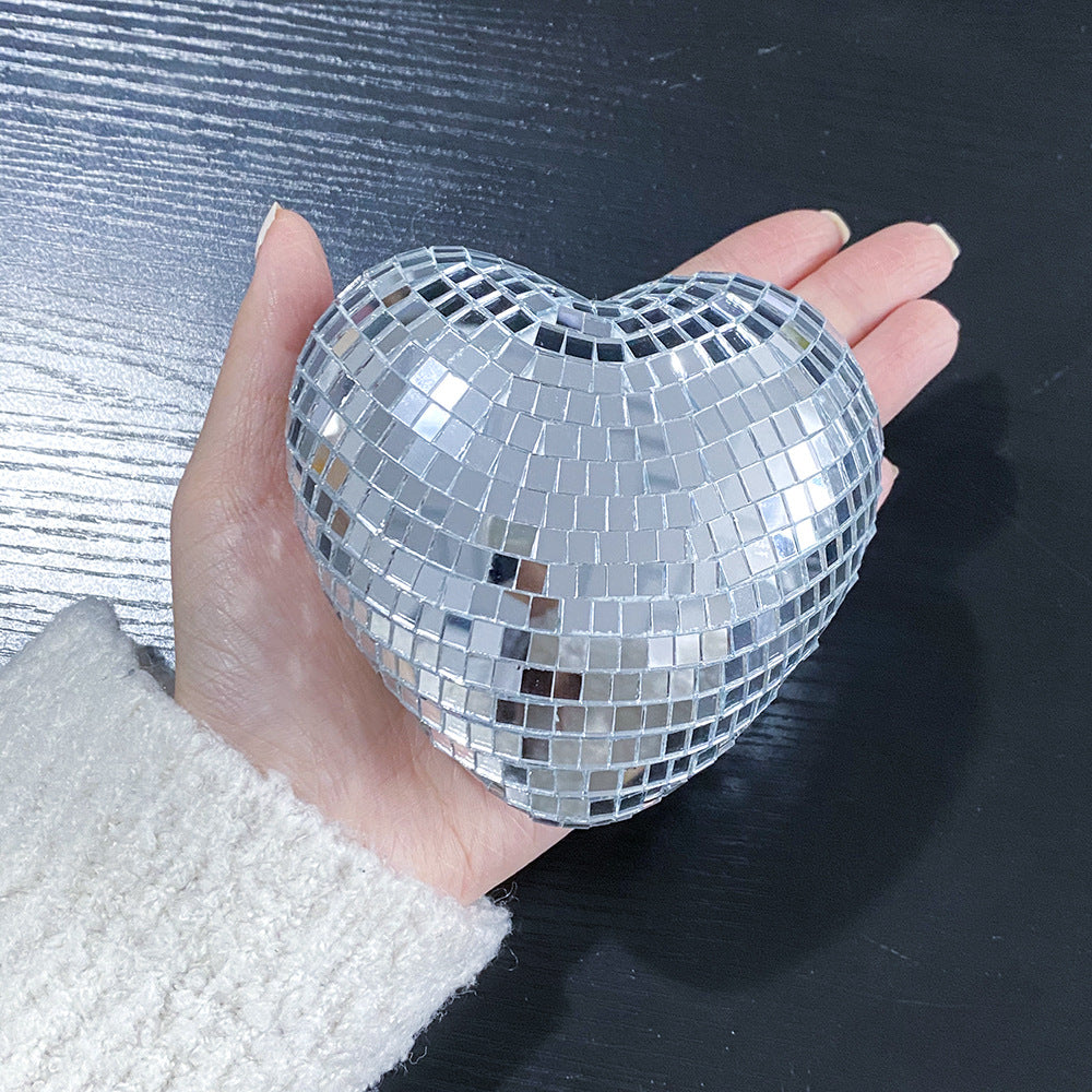 Chain Love Disco Ball Disco Love Glass Decorations