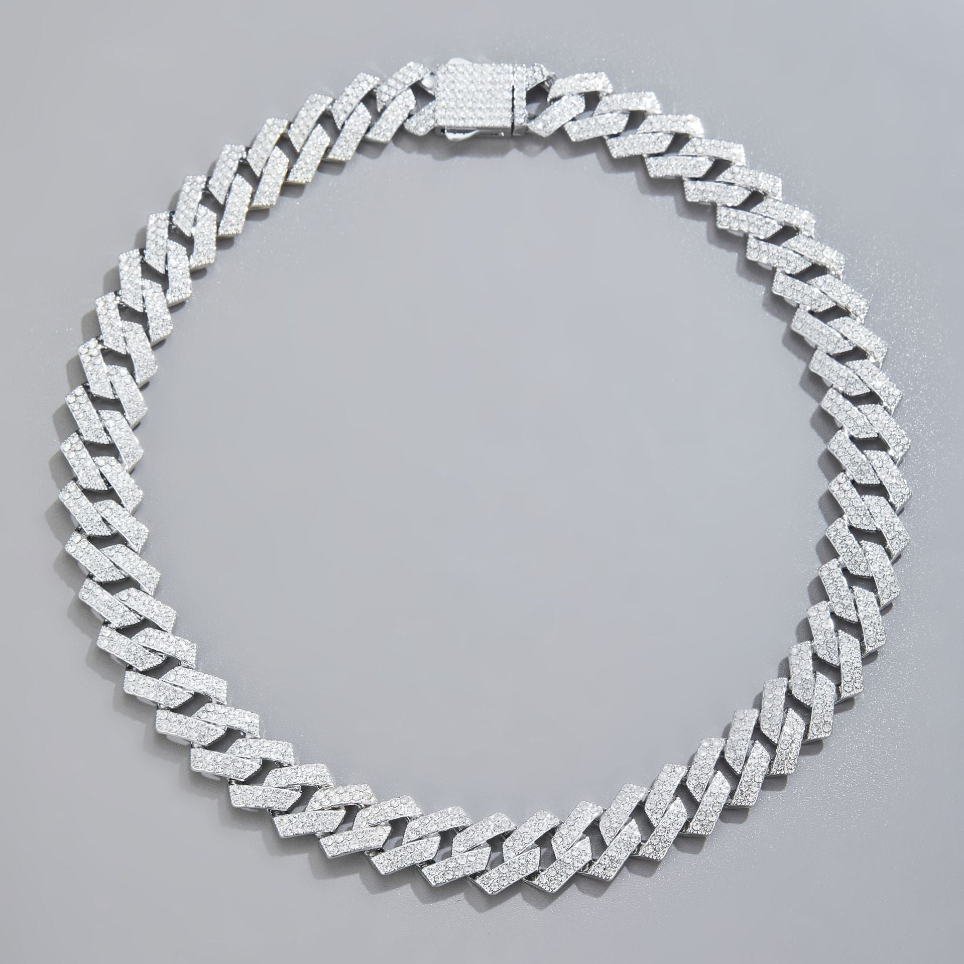 Hip Hop Bar Cuban Chain 15Mm Fashionable Alloy