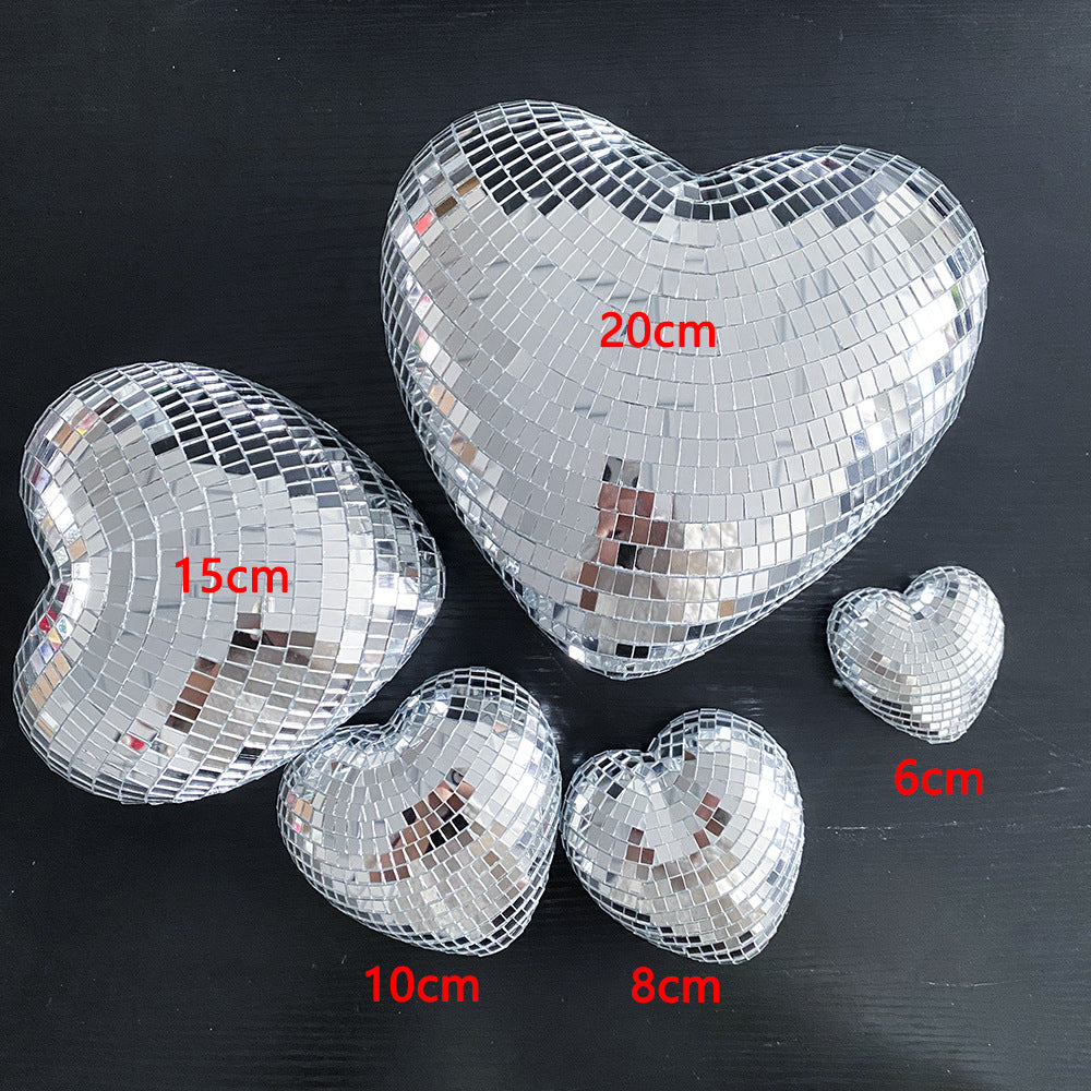 Chain Love Disco Ball Disco Love Glass Decorations