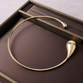 Popular Alloy Material Teardrop Shaped Necklace For Women